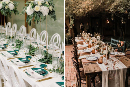 30 esküvői asztaldekoráció ötlet – gyönyörű terítékek és díszítések
