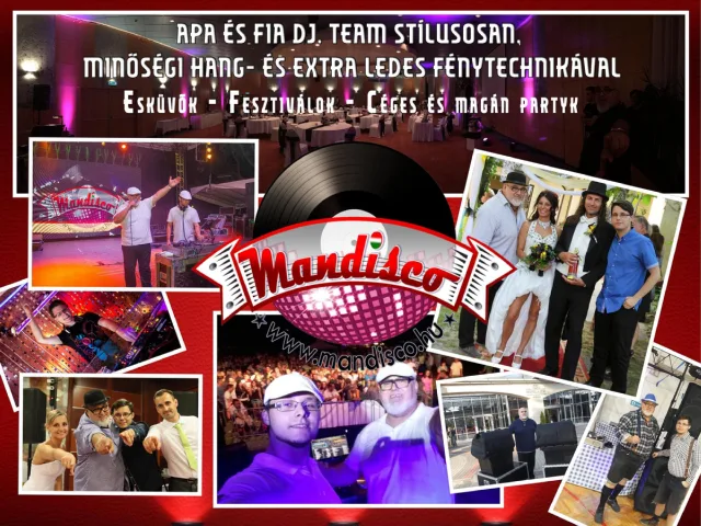 MaNDiSCo DJ. TeaM & CeremóniaMester kép 0
