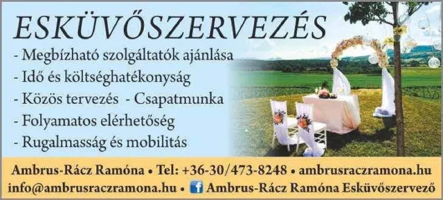 Ambrus-Rácz Ramóna Szertartásvezető, Esküvőszervező kép 2