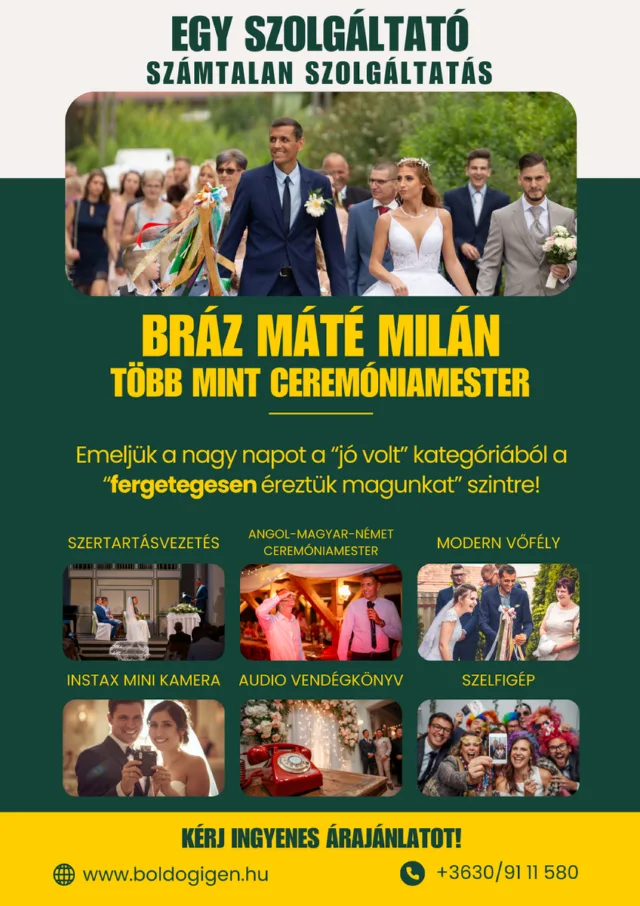 Bráz Máté Milán - Több mint ceremóniamester - 1