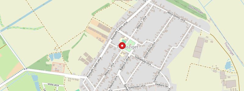 Tiszasziget térképe