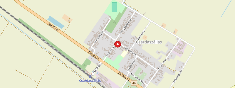 Csárdaszállás térképe