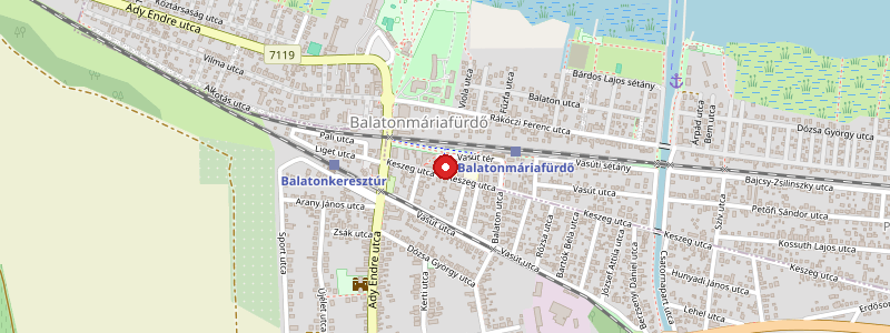 Balatonmáriafürdő térképe