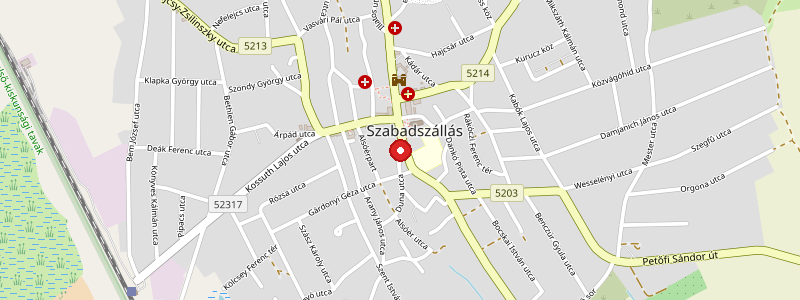 Szabadszállás térképe