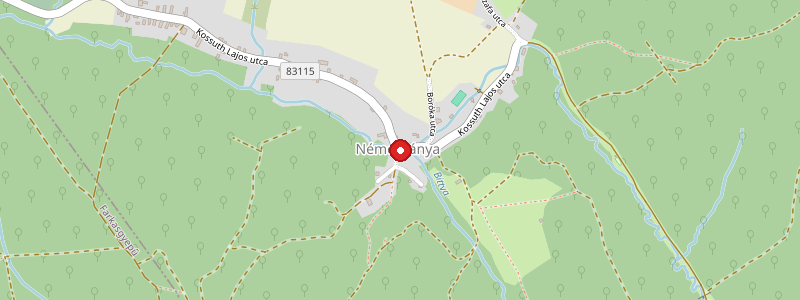 Németbánya térképe