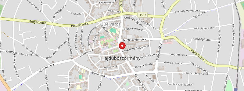 Hajdúböszörmény térképe