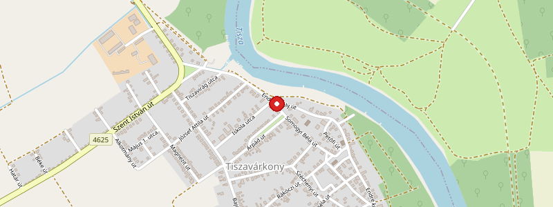 Tiszavárkony térképe