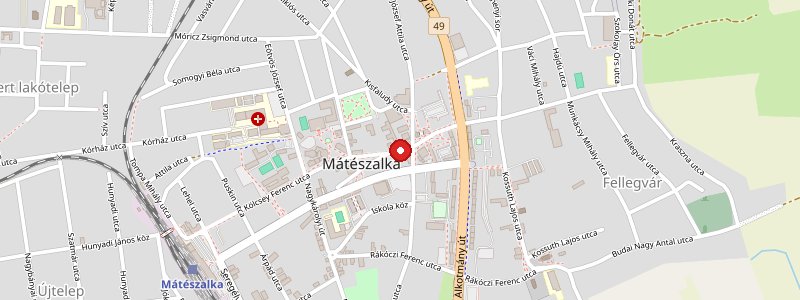 Mátészalka térképe