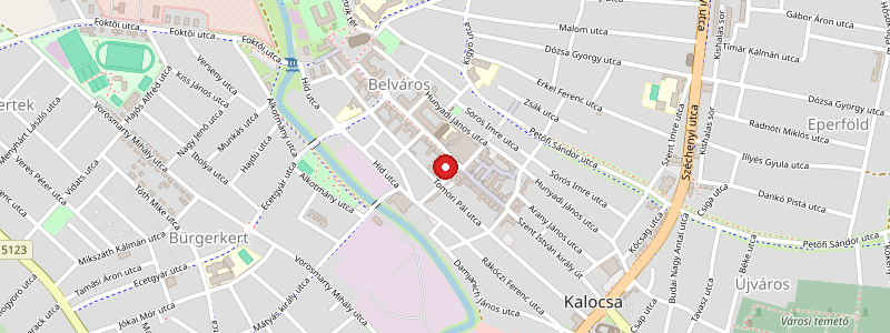 Kalocsa térképe