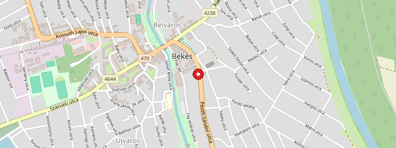 Békés térképe