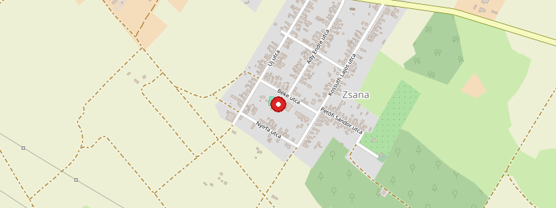 Zsana térképe