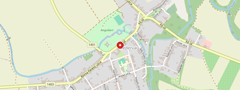 Hédervár térképe