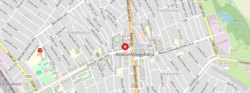 Kiskunfélegyháza térképe
