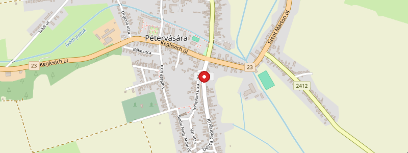 Pétervására térképe