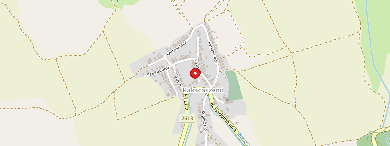 Rakacaszend térképe