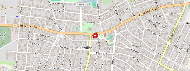 Kisújszállás térképe