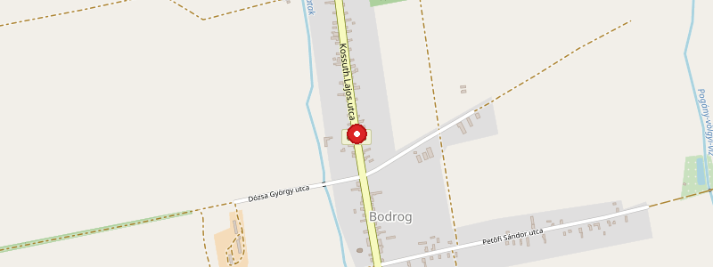 Bodrog térképe