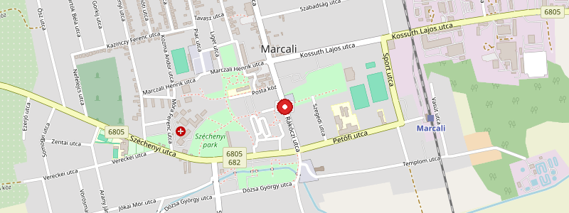 Marcali térképe