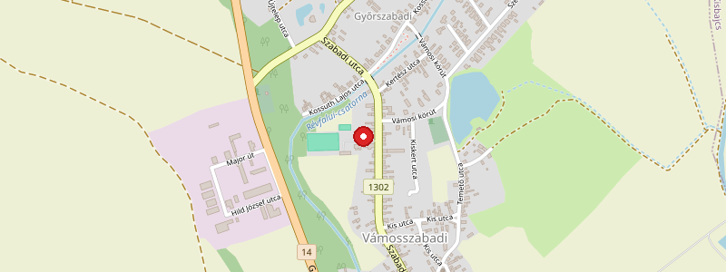 Vámosszabadi térképe