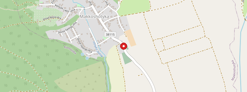 Makkoshotyka térképe