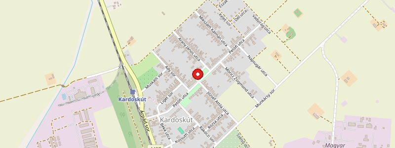 Kardoskút térképe