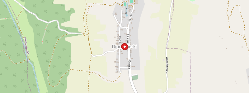 Dinnyeberki térképe