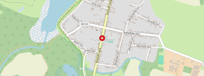 Tiszanagyfalu térképe
