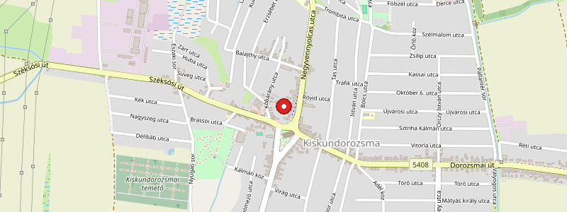 Szeged-Kiskundorozsma térképe