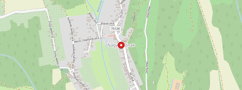 Nagybakónak térképe