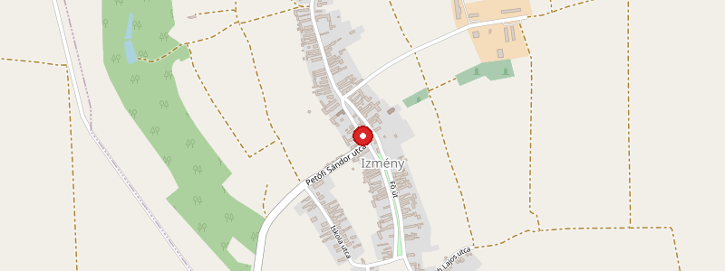 Izmény térképe