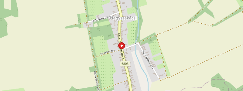 Nagyszakácsi térképe