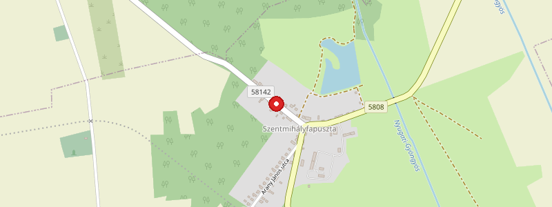 Kétújfalu térképe