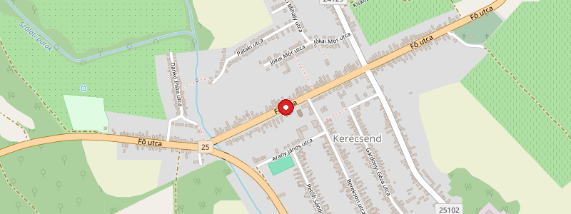 Kerecsend térképe