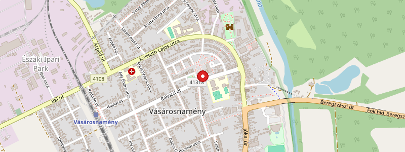 Vásárosnamény térképe
