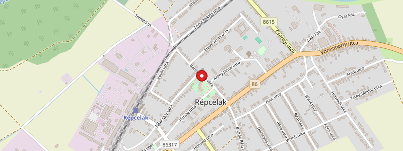 Répcelak térképe
