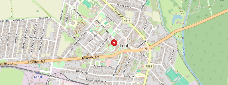 Lenti térképe