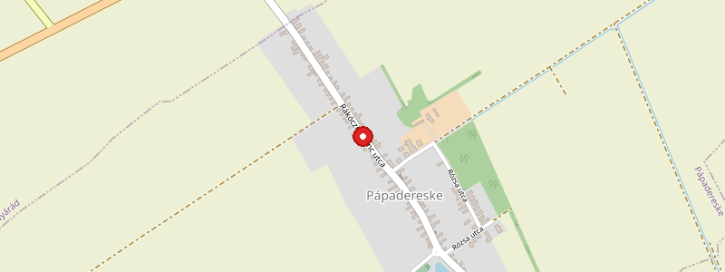 Pápadereske térképe