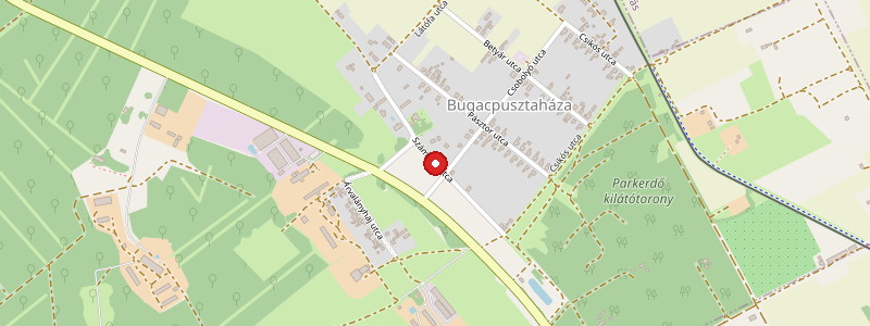 Bugacpusztaháza térképe
