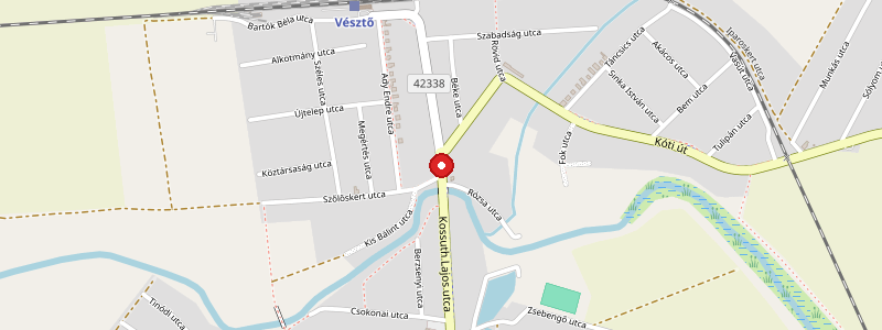 Vésztő térképe
