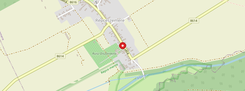 Répceszemere térképe