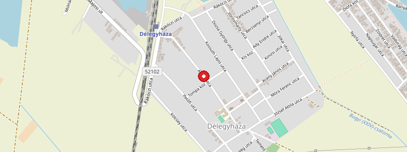 Délegyháza térképe