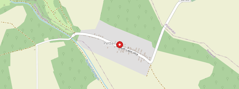 Pettend térképe