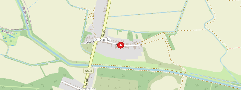 Gilvánfa térképe