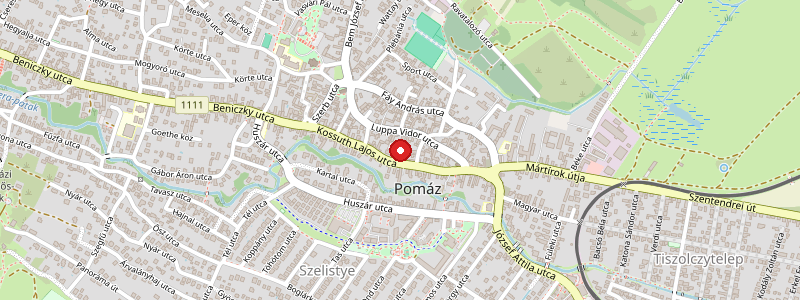 Pomáz térképe