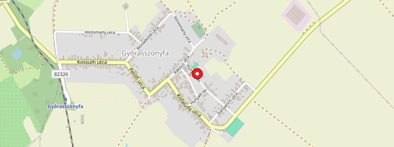 Győrasszonyfa térképe