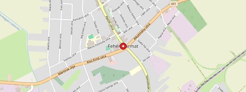 Fehérgyarmat térképe