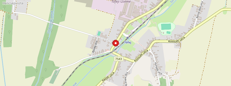 Tófej térképe