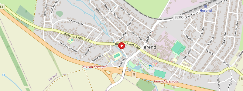 Herend térképe
