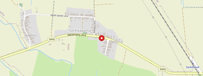 Sorkikápolna térképe
