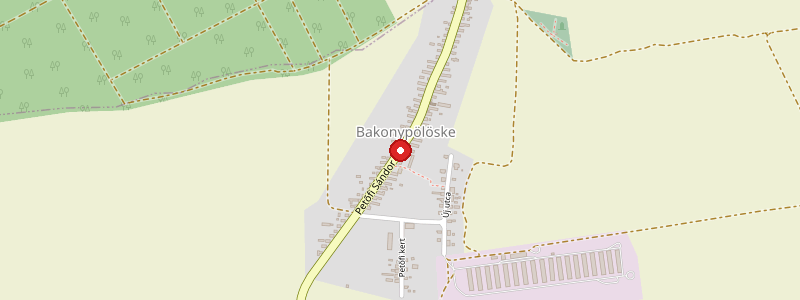 Bakonypölöske térképe